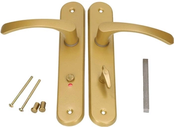 Kľučka dverí biscuit 72 gold wc