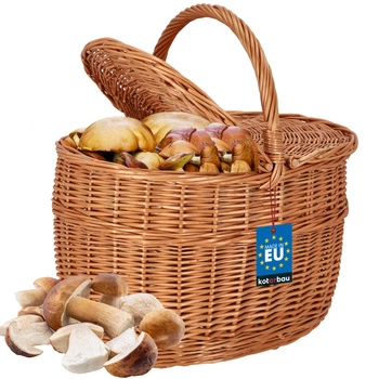 Košík na huby, košík na ovocie a zeleninu s vekom