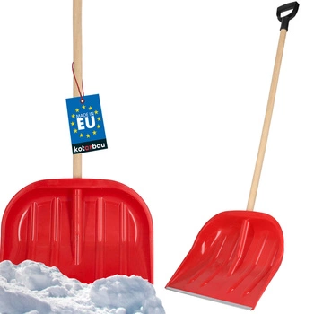 Lopata na sneh 135 cm - Farba červená