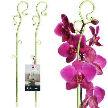 Podpora rastlín plastová zelená 39 cm sada 2 ks.