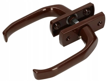 Dverová kľučka 125, dvere, brány, 2 ks - Farba hnedá