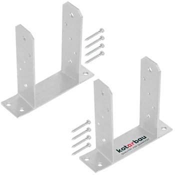 Základňa stĺpa tt priskrutkovaná 90 mm sada 2 ks.