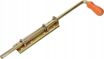 Pružinová závora západka 380/13 mm garážové dvere – Farba žltá