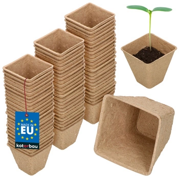 5 cm rašelinové kvetináče na sadenice - 72 ks.