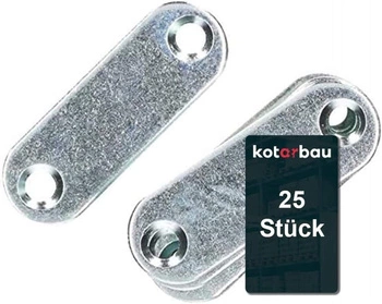 Perforovaný plochý konektor 42x1,5 mm sada 25 ks.