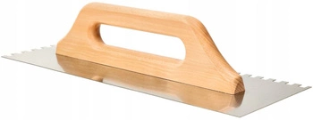 Lepiaca stierka z nehrdzavejúcej ocele 380 mm hrebeň 8x8