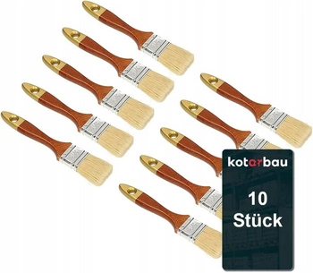 Plochý maliarsky štetec na drevo 1,5'' sada 10ks