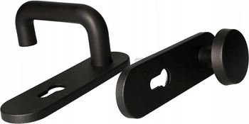 Tabuľka na kľučku a madlo požiarnych dverí s kľúčovou dierkou 72 mm