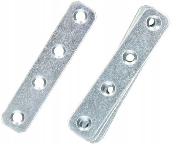 Konektor perforovanej dosky 80x16 mm plochý - 25 ks.