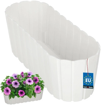 Skrzynia plastový biely