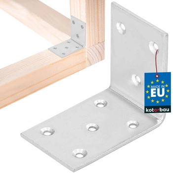 Tesársky uholník nerezový pozinkovaný 55x45x35 mm