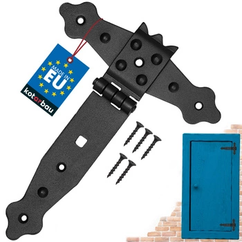 Záves altánku krížový čierny 150 mm