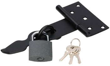 Sada závorových zámkov na dvere s visiacim zámkom - 190 mm