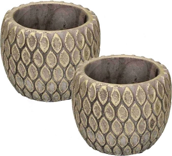 Keramický kvetináč ø7 cm - 2 ks