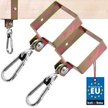 Karabínka s háčikom 100 mm sada 2 ks.