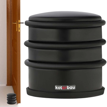 Voľne stojaci dverový nárazník čierna 7 cm