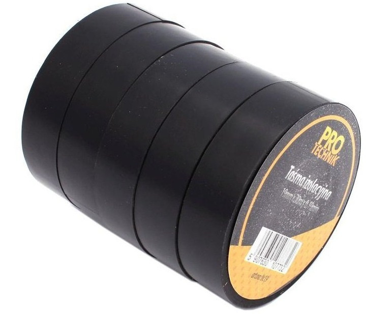 Čierna izolačná páska 15 mm x 10 m