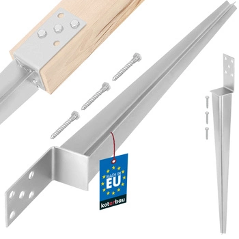 Kotviaca konzola s pohonom na základňu stĺpa typ l - 600 mm