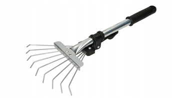 Hrable na lístie s 9 hrotmi 195 mm hrable na trávu s násadou