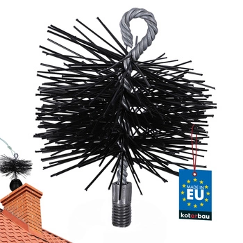 Kefa na čistenie komínov kominárska pvc závit m12 100 mm