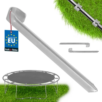 Vjazdová kotva pätka pre trampolíny pozinkovaná 430 mm sada 2 ks.