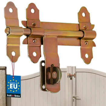 Závora garážovej brány bránky pozinkované zlaté 150 mm