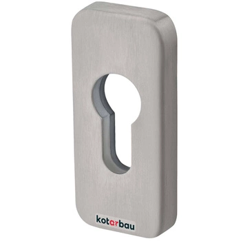 Horná obdĺžniková vložka rukoväte dverí inox