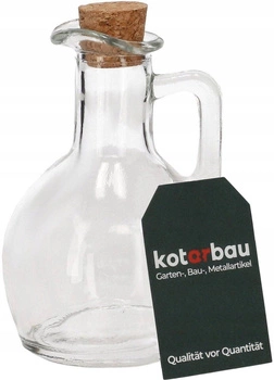Džbán sklenená fľaša korenie zátka olivový olej ocot 150 ml