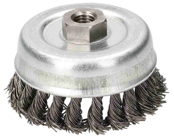 Drôtená kefa 100 mm pre brúsku so závitom m14