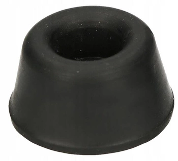 Gumový nárazník na doraz dverí čierny 20 mm