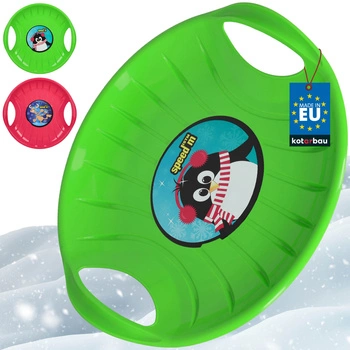 Sánky šmykľavka kruh na sánkovanie po snehu 60 cm sada 2 ks.