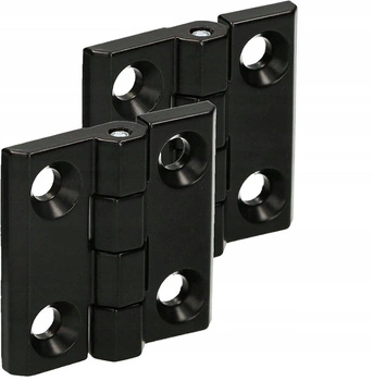 Čierny liaty záves na dvere 60x60 - 2 ks.