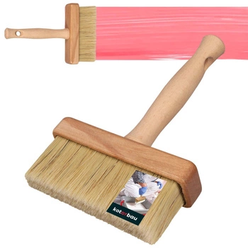 Lavica so štetcom veľká široká na základný náter tapiet 130 mm