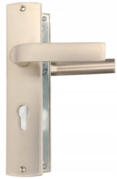 Dverová kľučka dlhý štít na vložku 90 - Farba satén