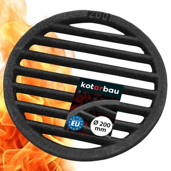 Liatinový okrúhly rošt 200 mm