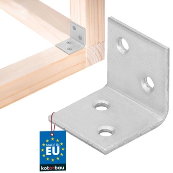 Tesársky uholník nerezový pozinkovaný 25x25x25 mm