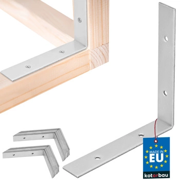 Pozinkovaný tesársky uholník 150x150x25 mm sada 25 ks