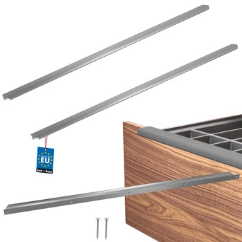 Úchyt nábytkový hliníkový strieborný 780/800 mm sada 2 ks.