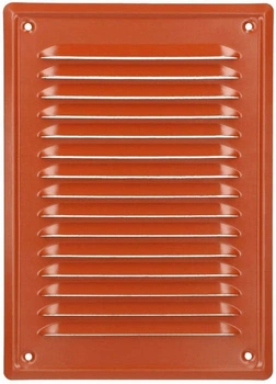 Komínová vetracia mriežka so sieťkou 230x165 tehla