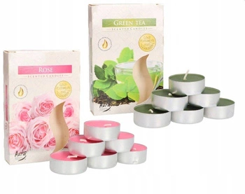 Sada ohrievačov sviečok s vonnými náplňami - 12 ks