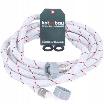 Opletená prívodná hadica k práčke 3,0 m 3/4''