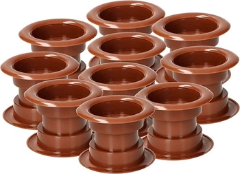 Manžeta pre dvere ventilačná trubica - 10 ks - Farba čerešňa