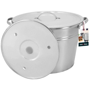 Hrniec s pokrievkou a pozinkovanou vložkou 25 l