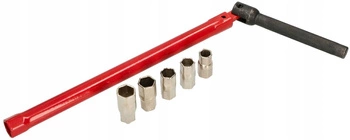 Odlamovací kľúč na montáž kovania