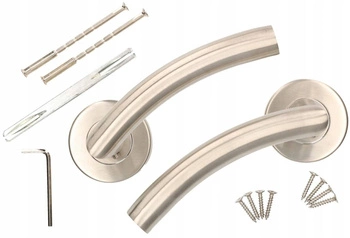 Súprava dverových kľučiek 130 mm inox z nehrdzavejúcej ocele