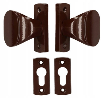 Držadlo dverí štít 125 mm bránka - Farba hnedá