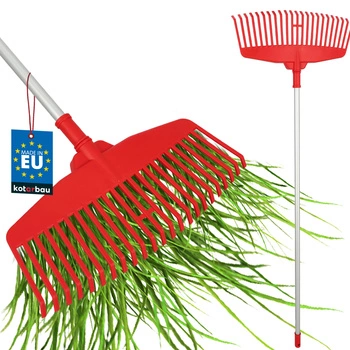 Hrable na lístie, trávu a seno 48,5 cm s hliníkovou násadou 1,3 m