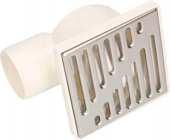 Sprchová odpadová mriežka fi50 10x10 cm