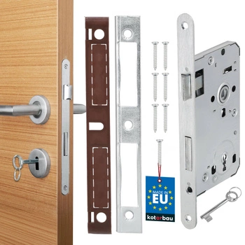 Zadlabávací zámok s kľúčom s pravou vložkou 72/55