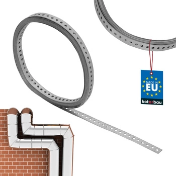 Montážna páska oceľová pozinkovaná perforovaná 20 x 1 mm 10 m